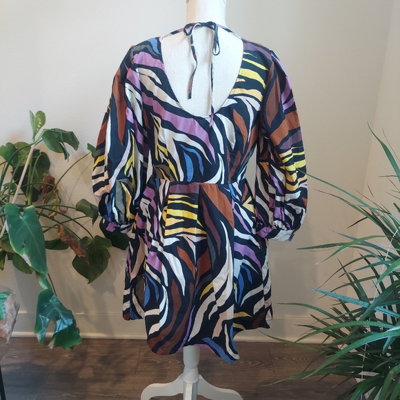Who What Wear size L colorful dress - Picture 8 of 12